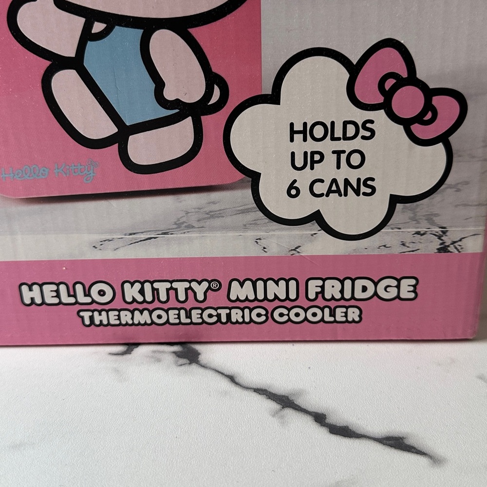 New- Hello Kitty Mini Fridge - Picture 2 of 11